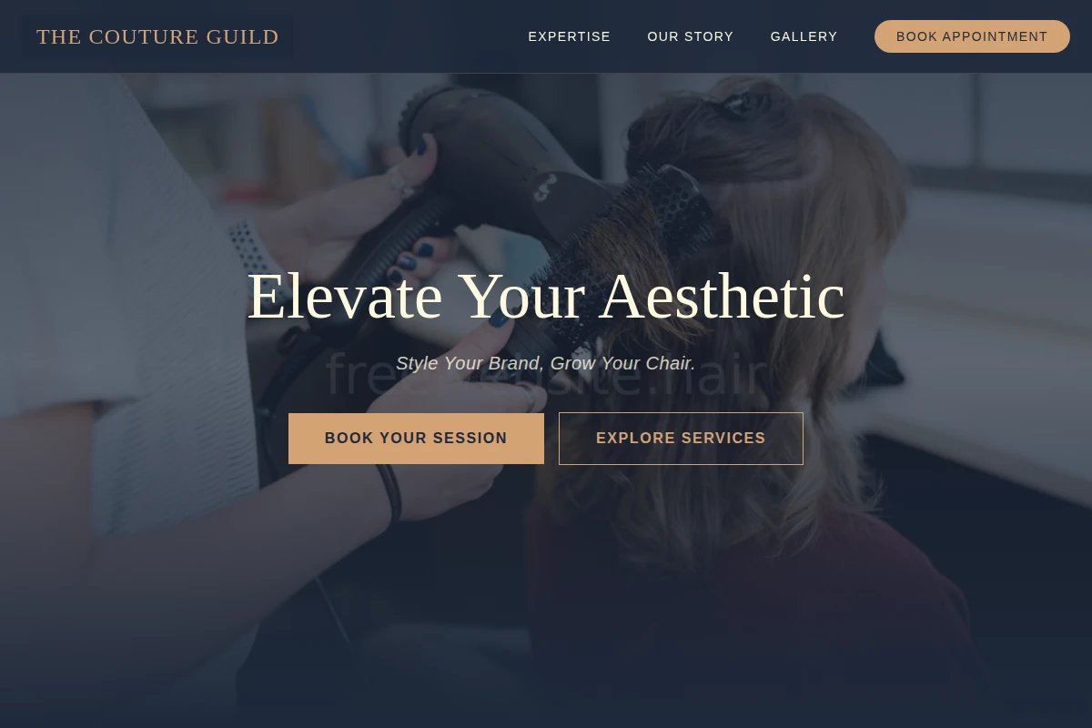 Booking Hair Salon