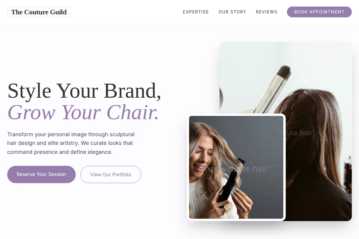 Stylist Hair Styling