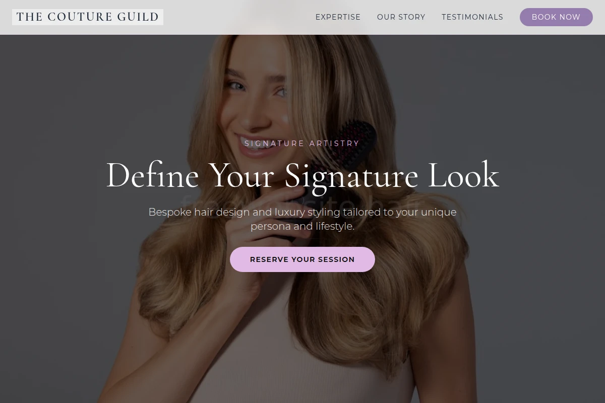 Glamour Hair Styling